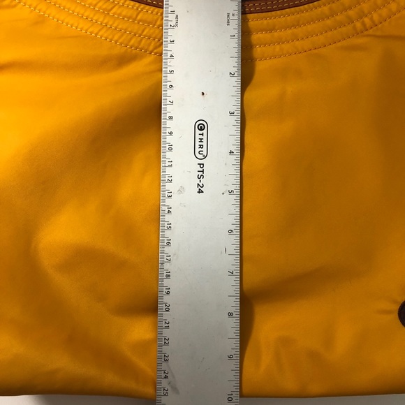 Dooney & Bourke Nylon Yellow Shoulder Bag Large - Picture 11 of 16